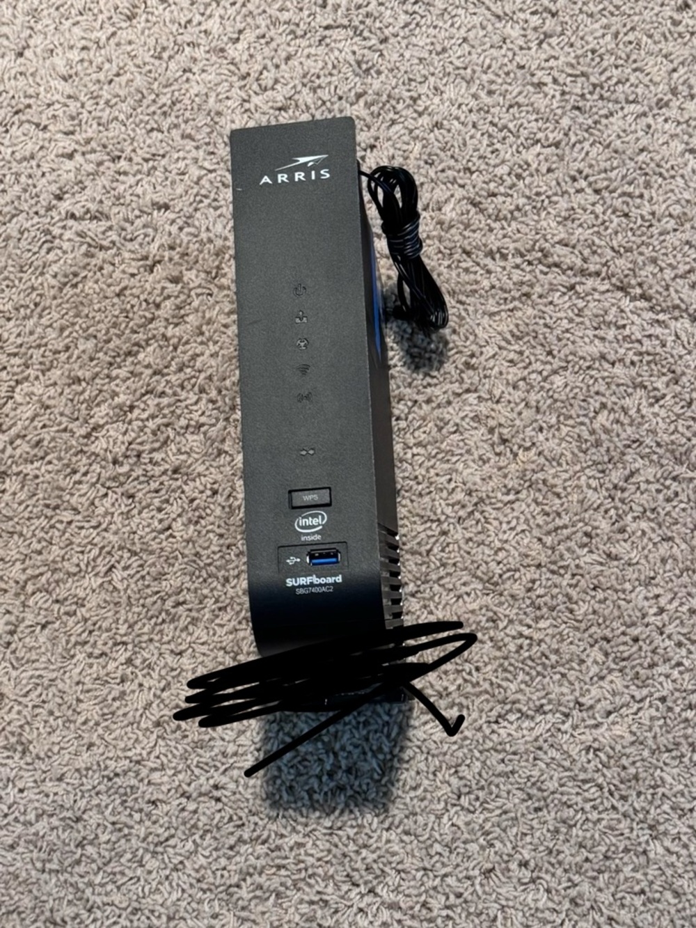 ARRIS SURFboard Modem Router Combo - Black